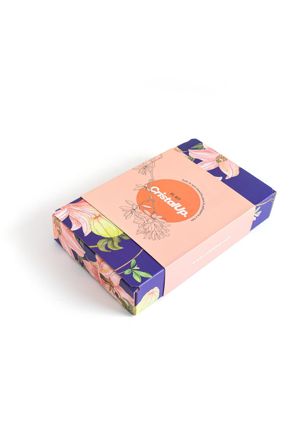 ¡El kit para llevar a la peluquería estuche lila!
