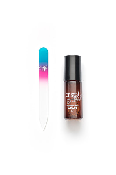 Kit mini de rescate de uñas: Humectante + Lima pequeña