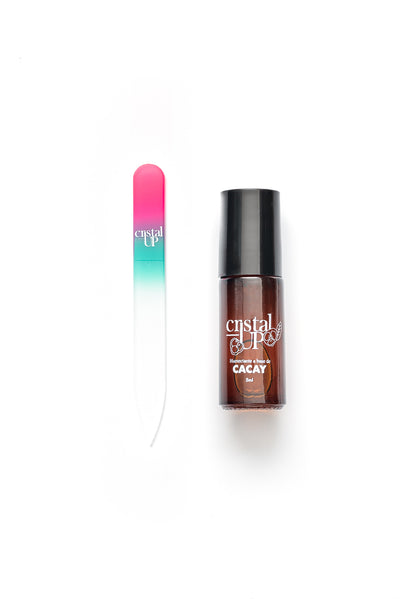 Kit mini de rescate de uñas: Humectante + Lima pequeña